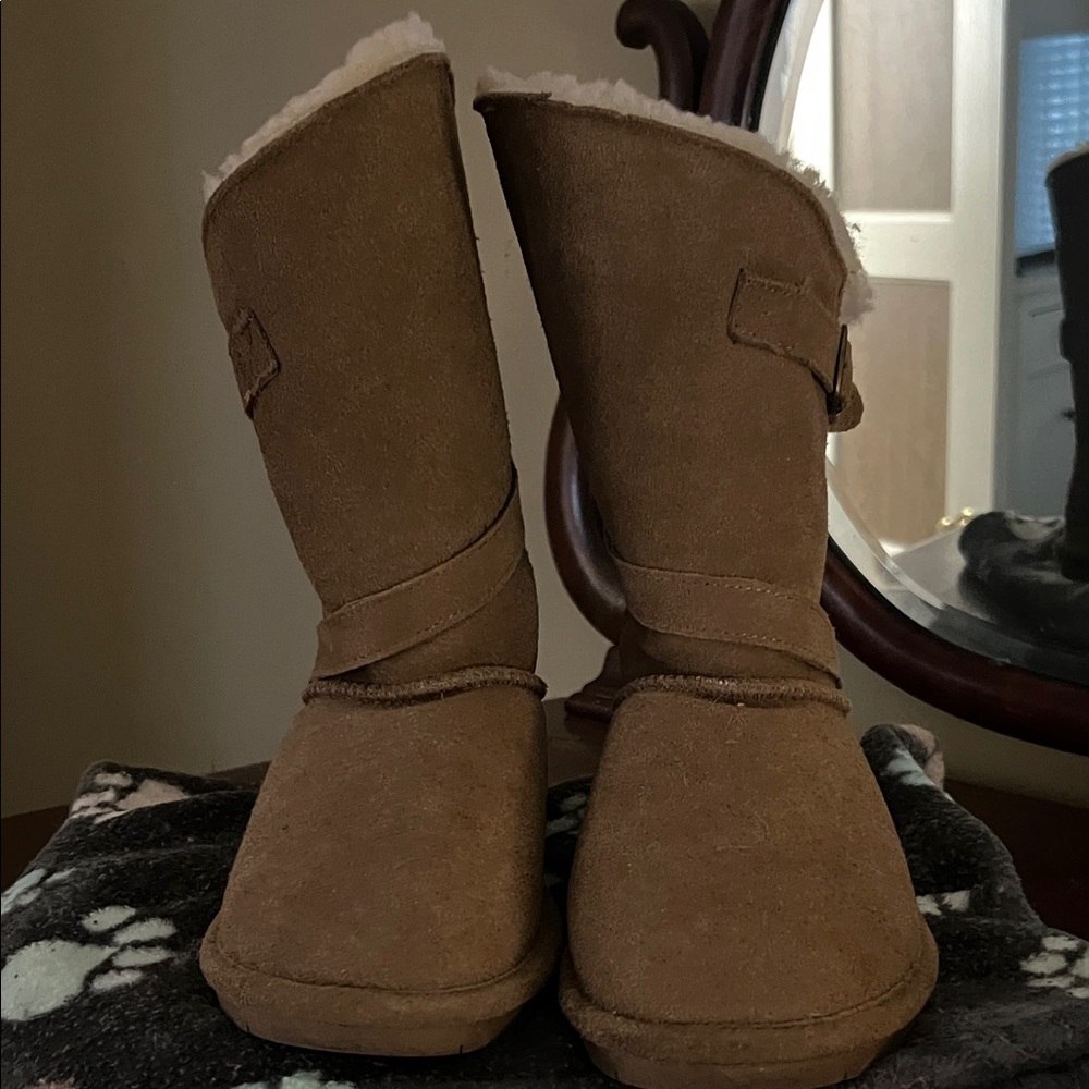 BearPaw Tan Winter Boots